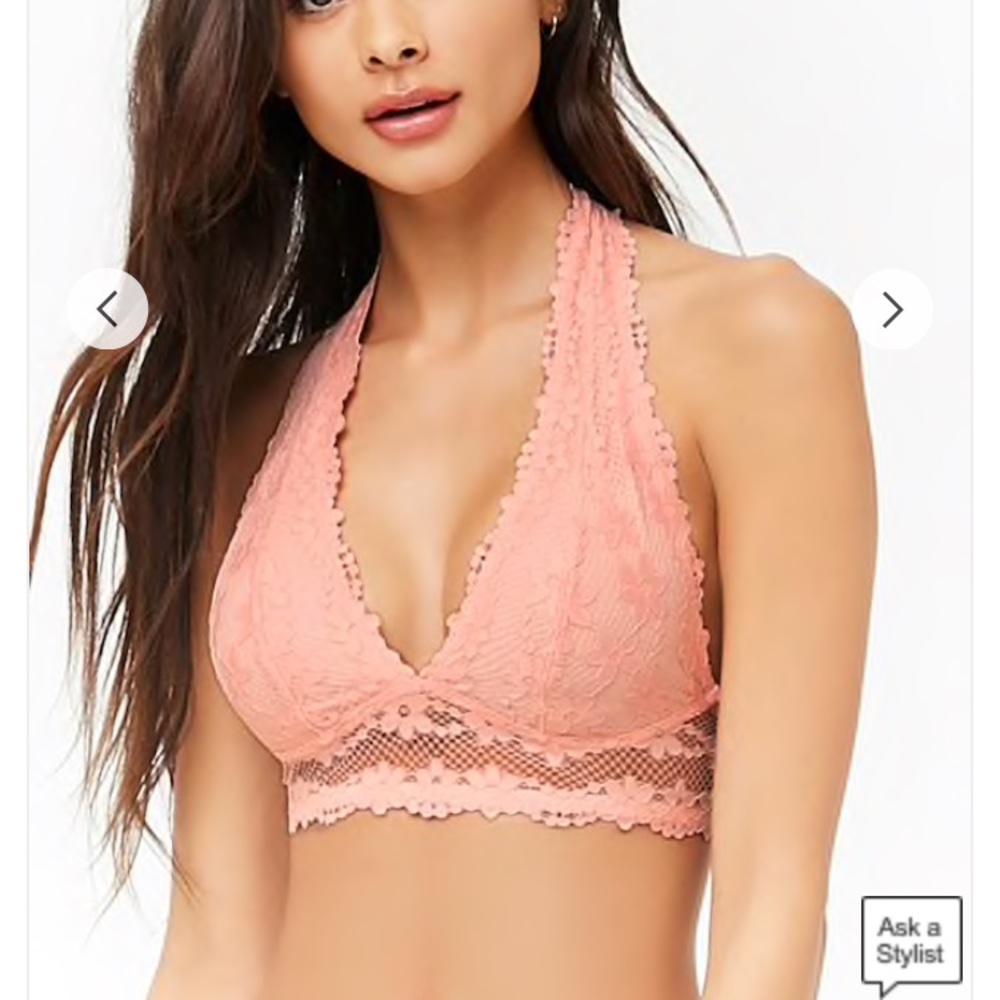 Lace Halter Bralette